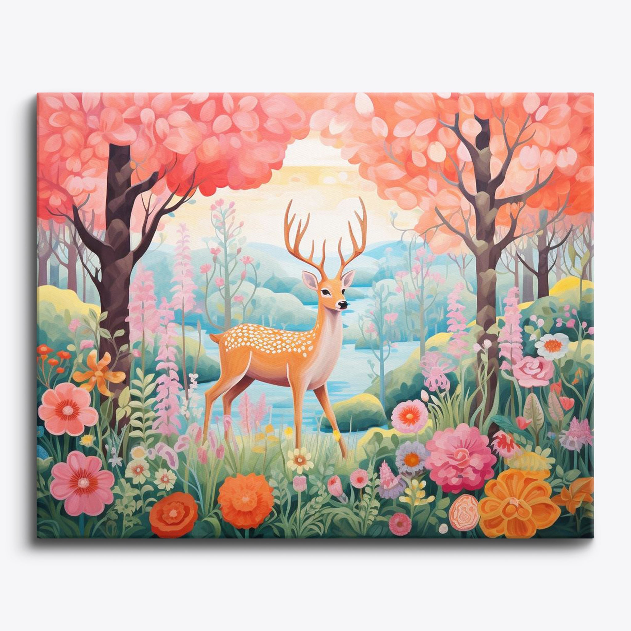 Fairy Friends Wall Art Paint by Number