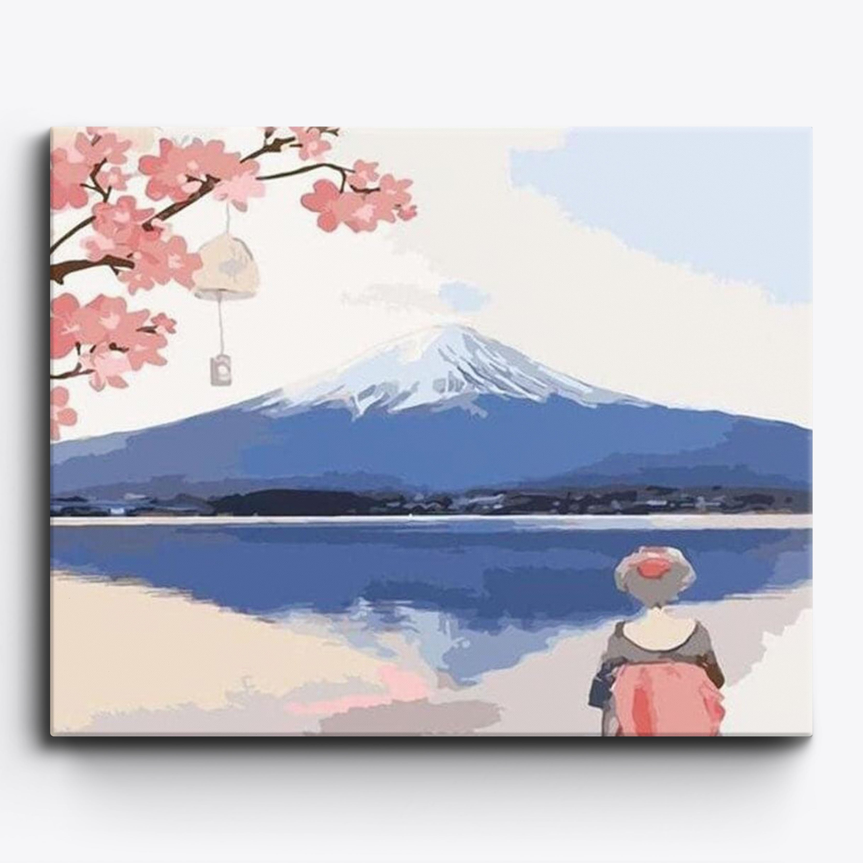 Cherry Blossom Mountain No Frame