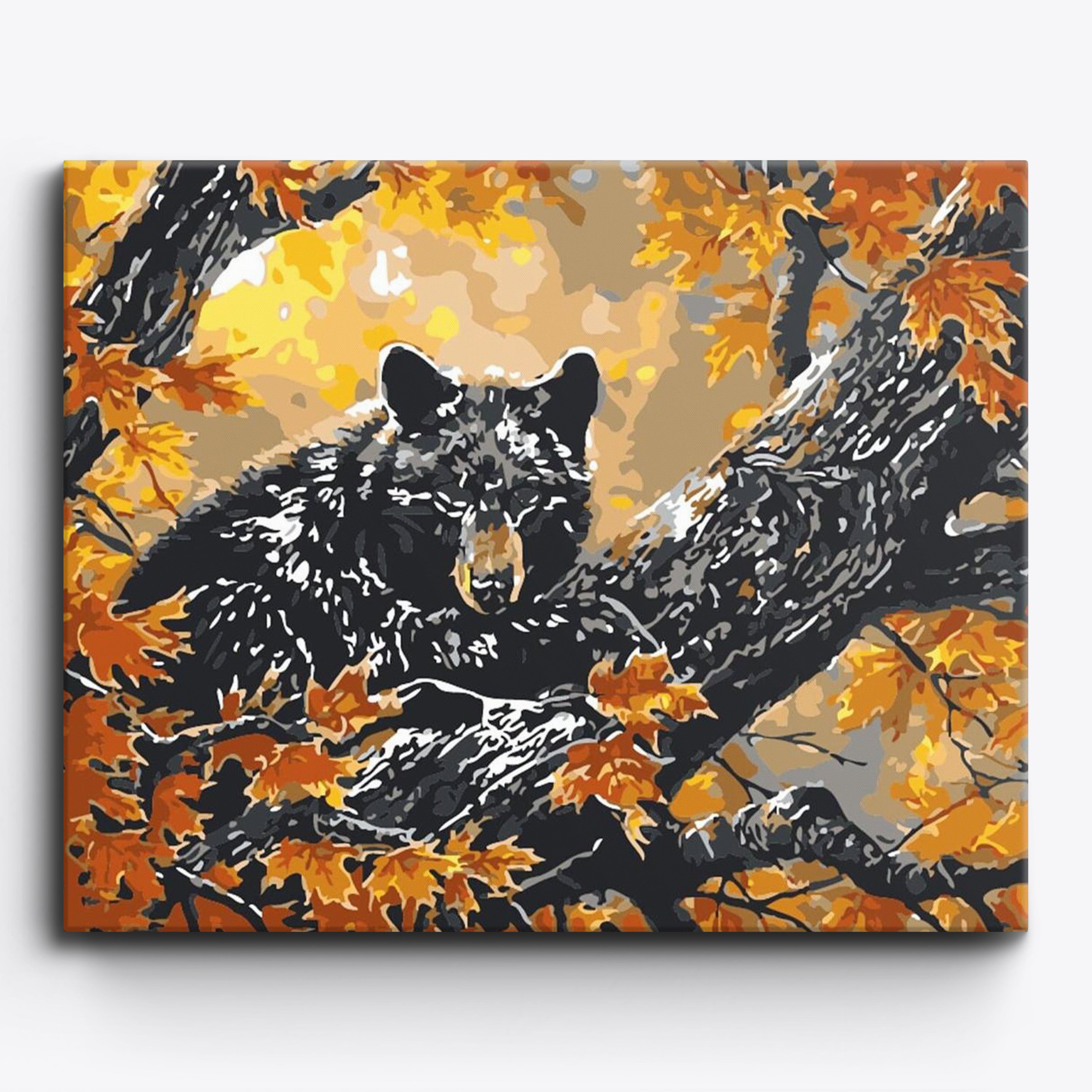 Black Bear's Autumn No Frame