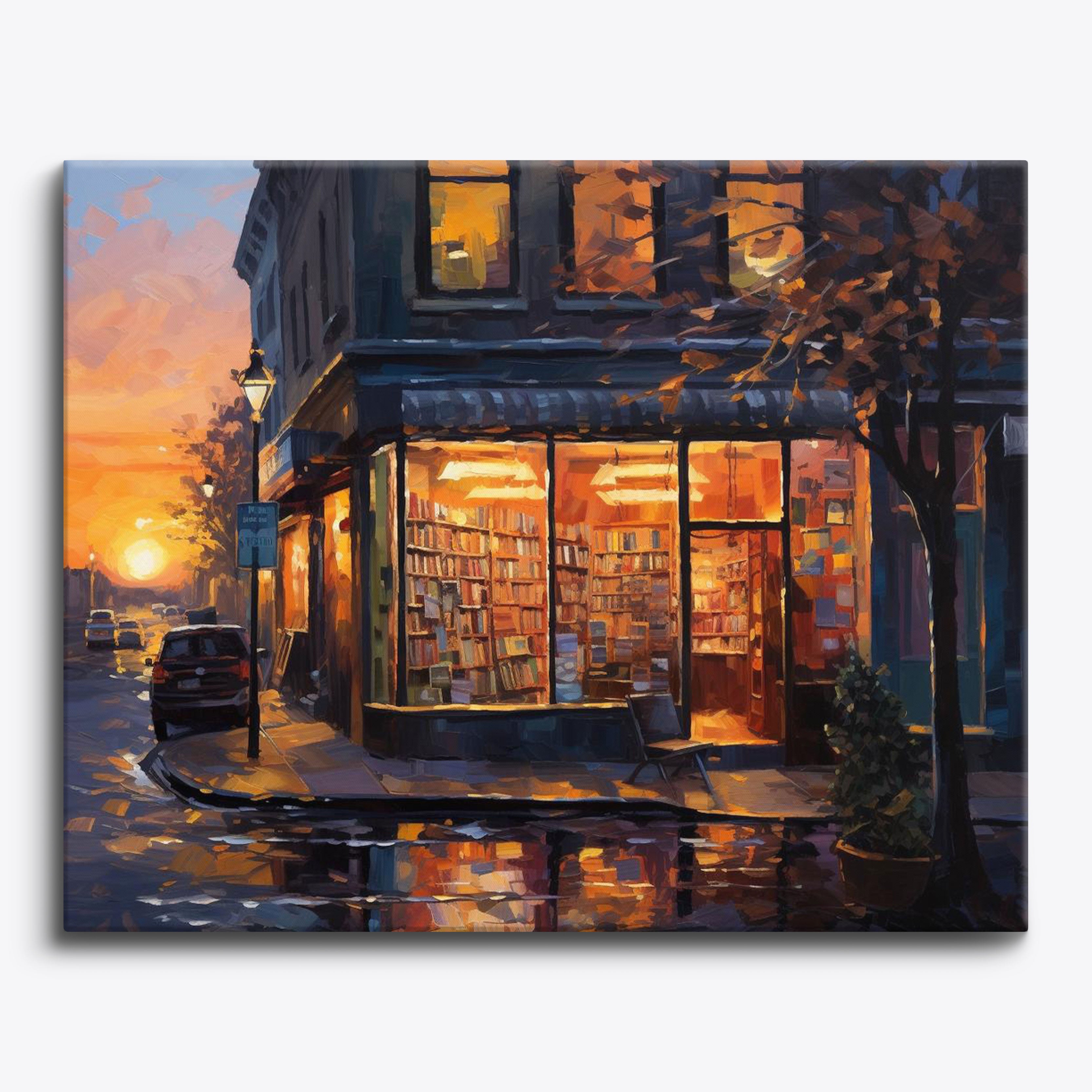 Bookstore Glow No Frame