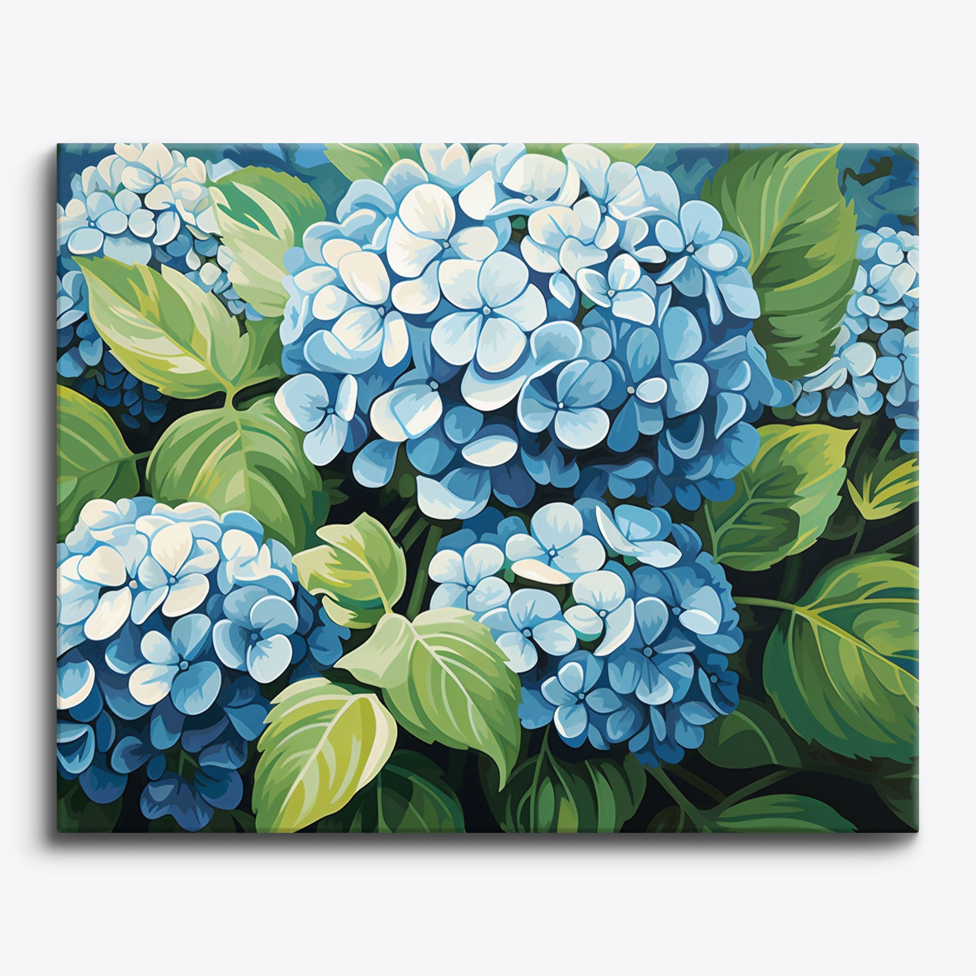 Clustered Hydrangeas No Frame / 24 colors