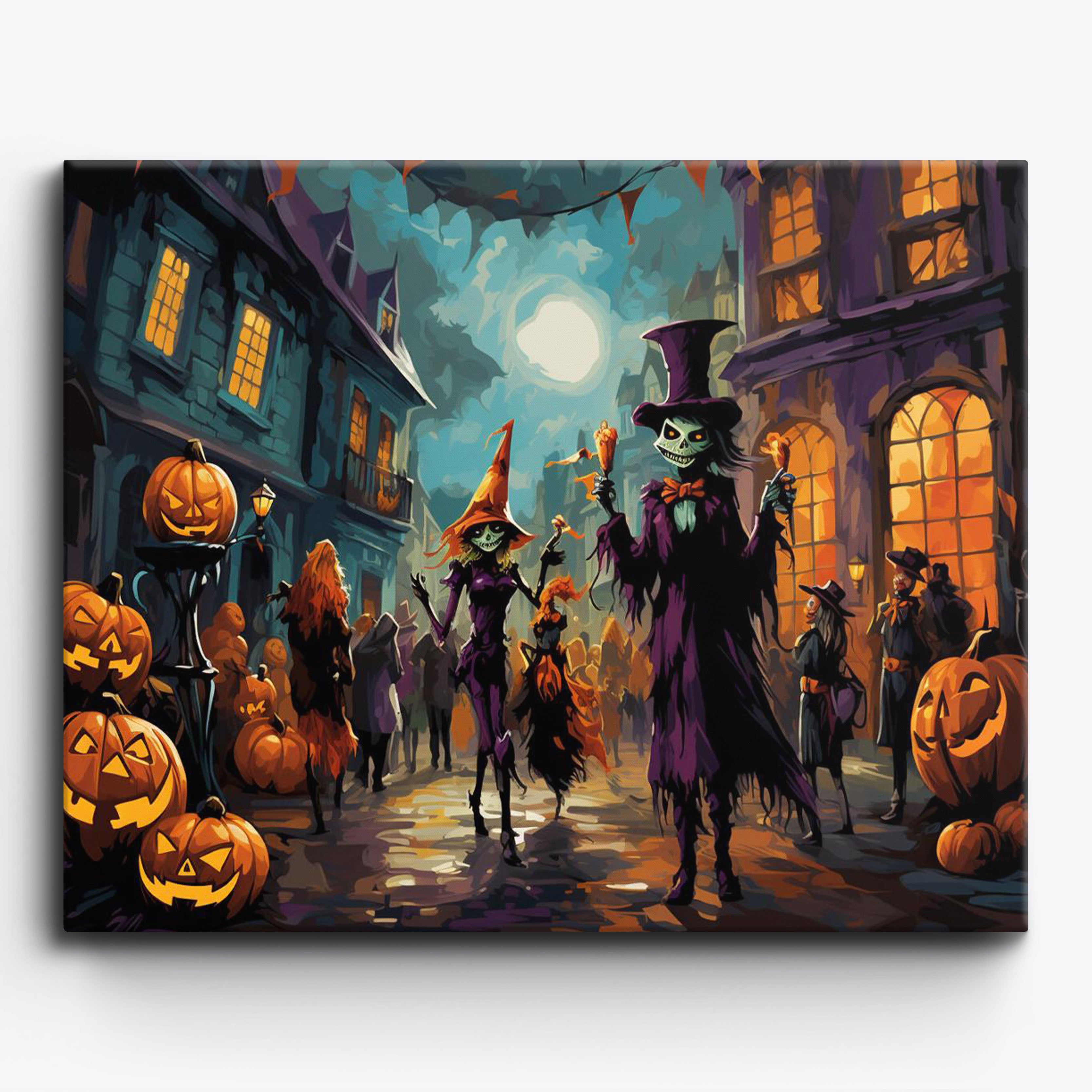 Colorful Halloween Spectacle No Frame