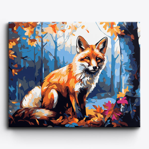 Paint by number Animal fox DIY Digital Painting Canvas for Adults