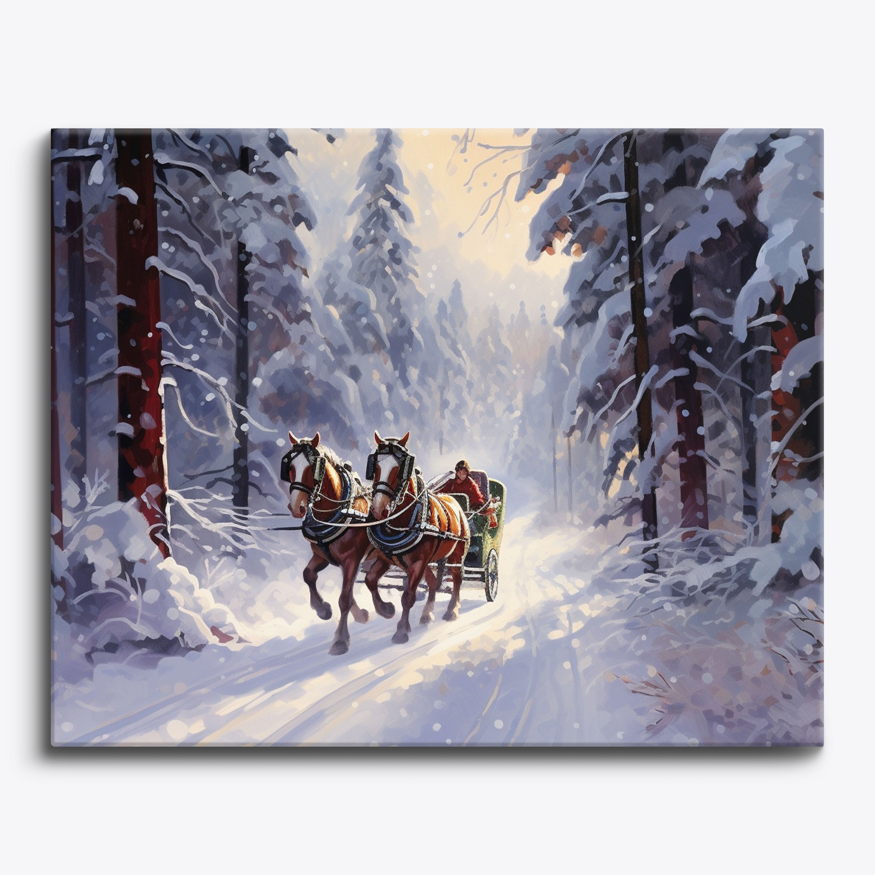 Forest Sleigh Journey No Frame / 24 colors