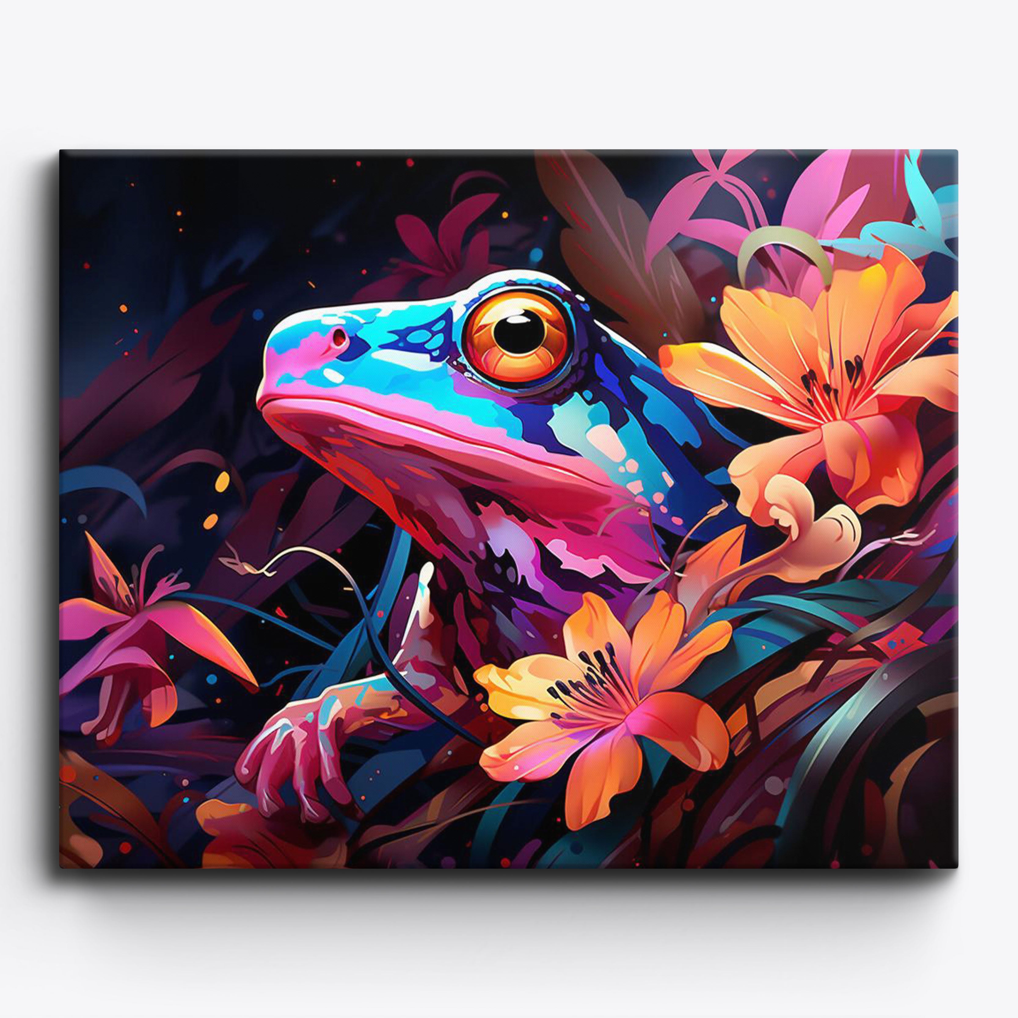 Frog Flowers No Frame