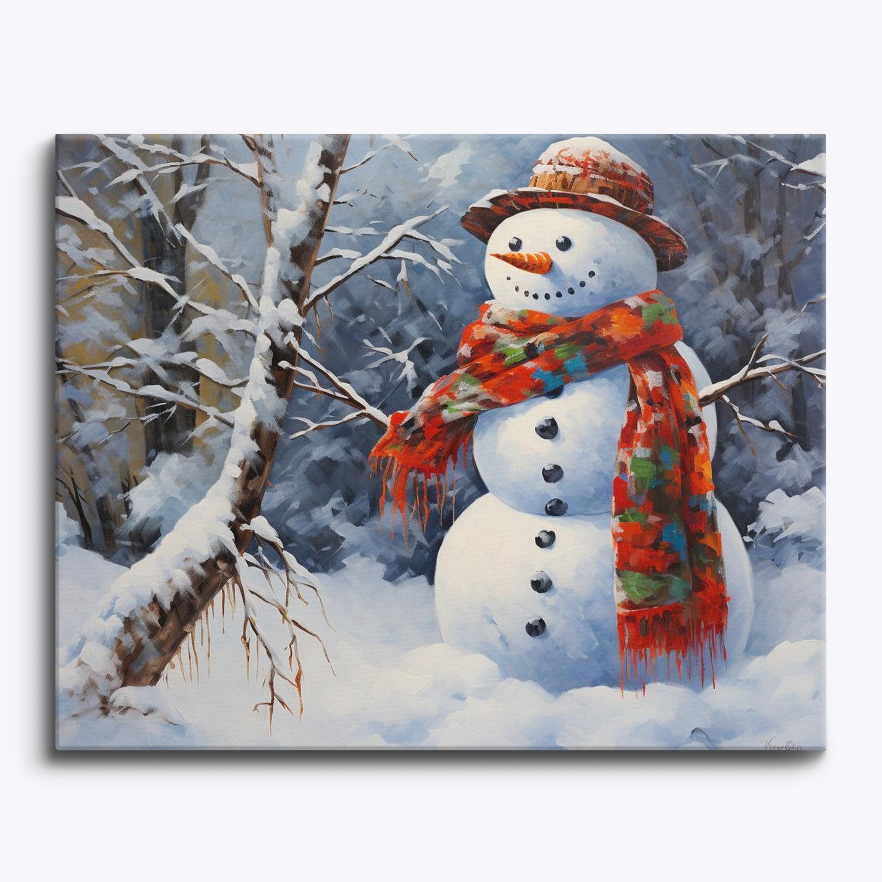 Frosty Snowman No Frame