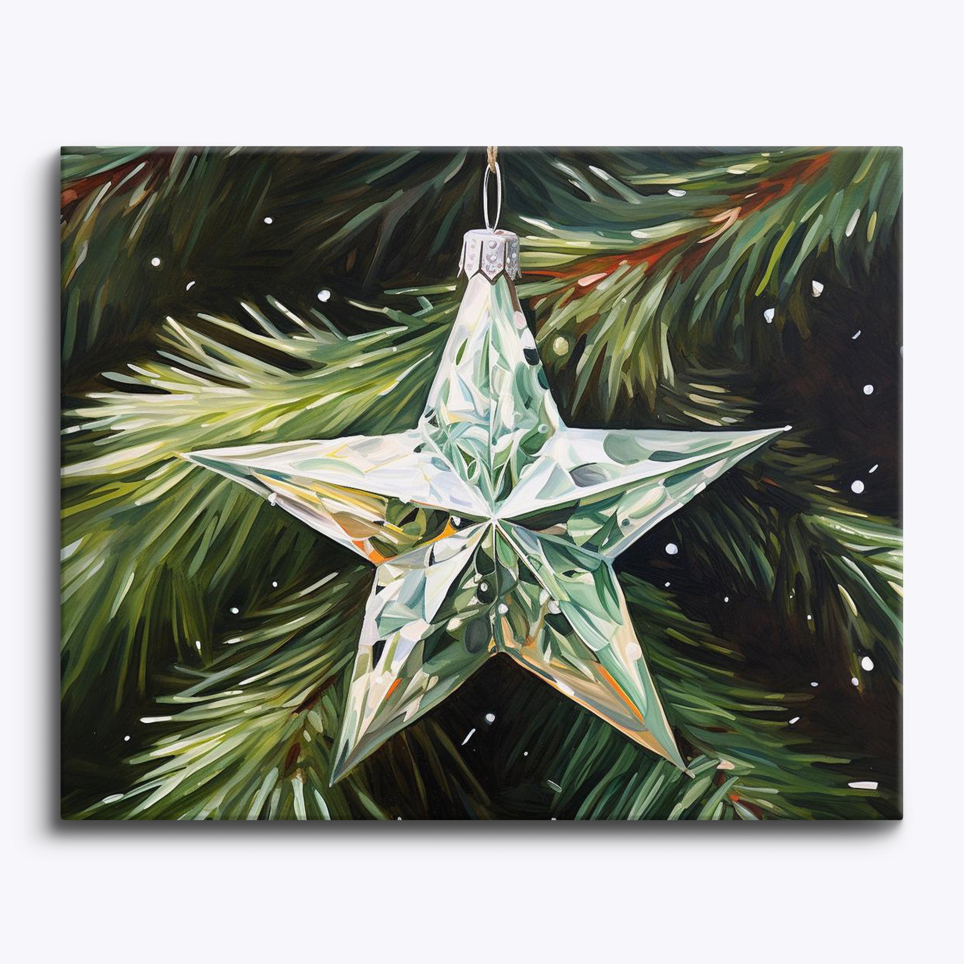 Glimmering Star Ornament No Frame