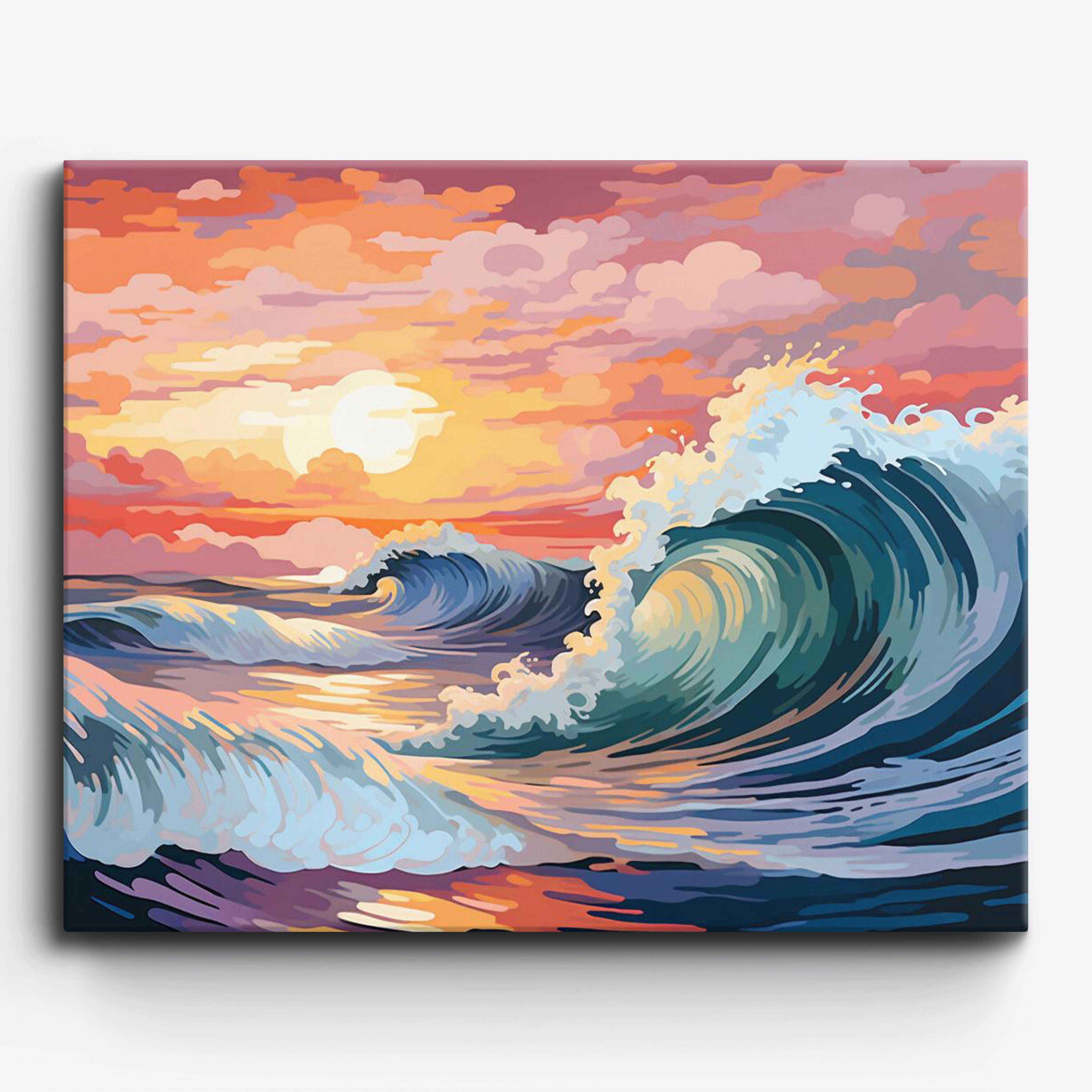 Beach Waves - NEW Paint By Number - Paint by numbers for adult