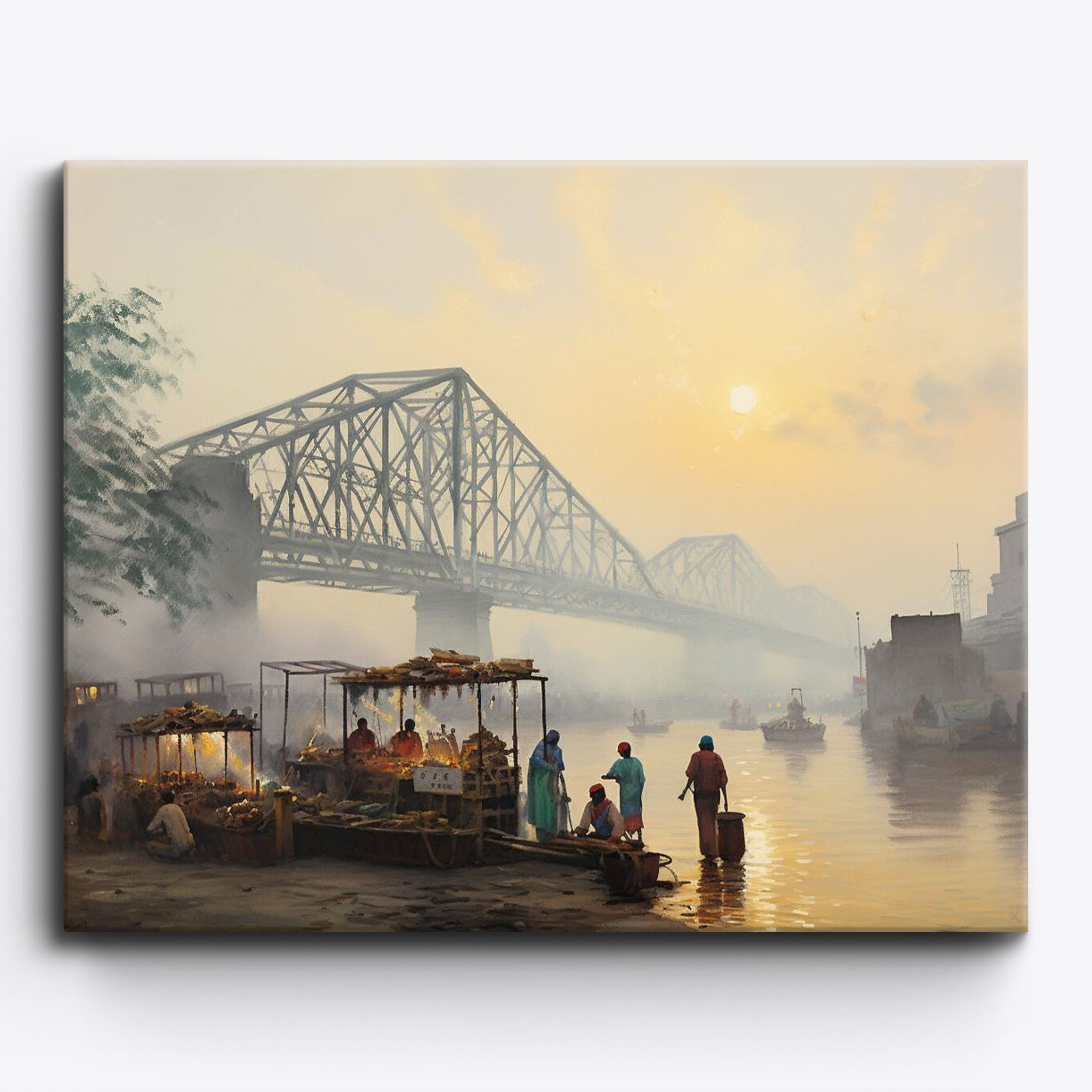 Kolkata Howrah Bridge No Frame