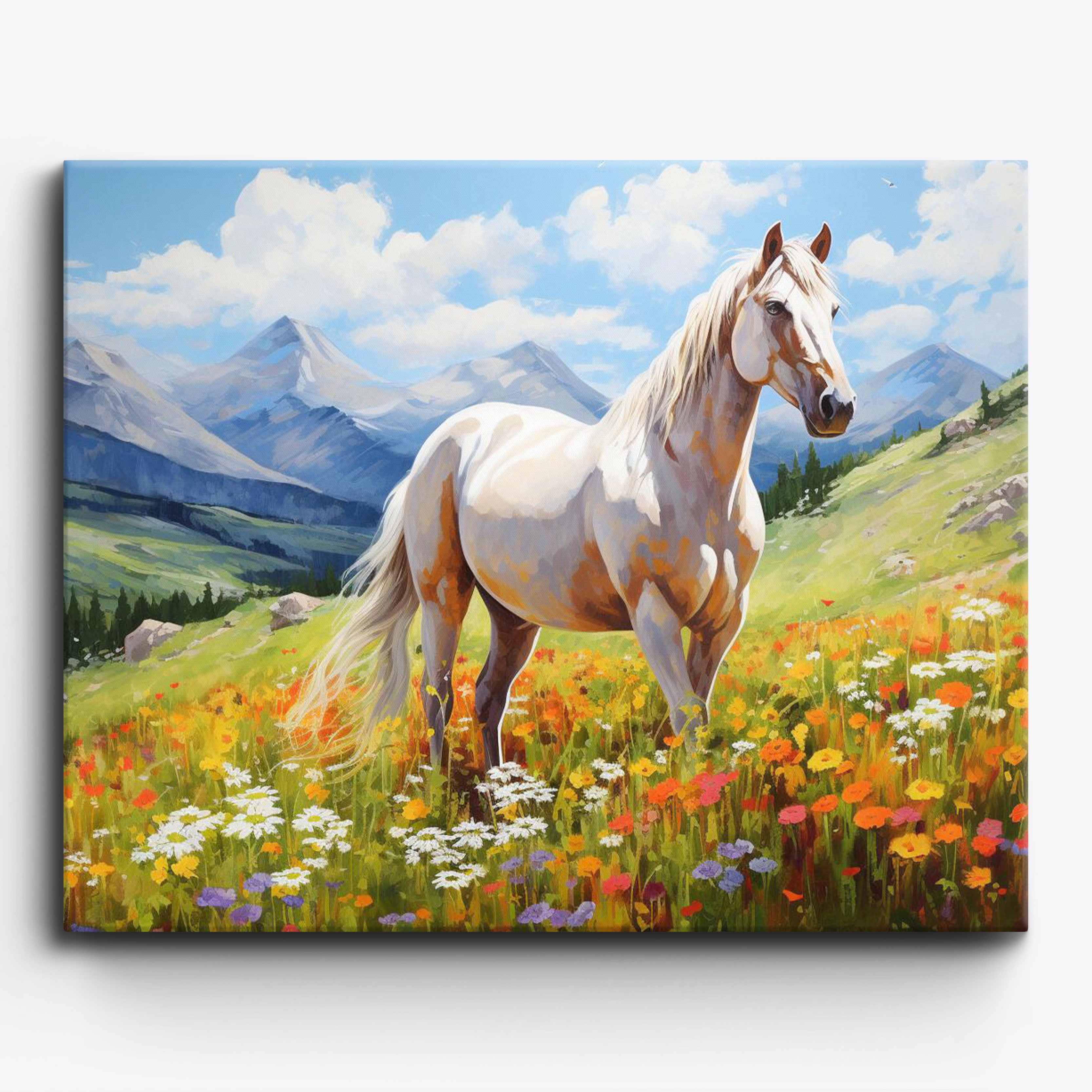 Meadow's White Horse Grace