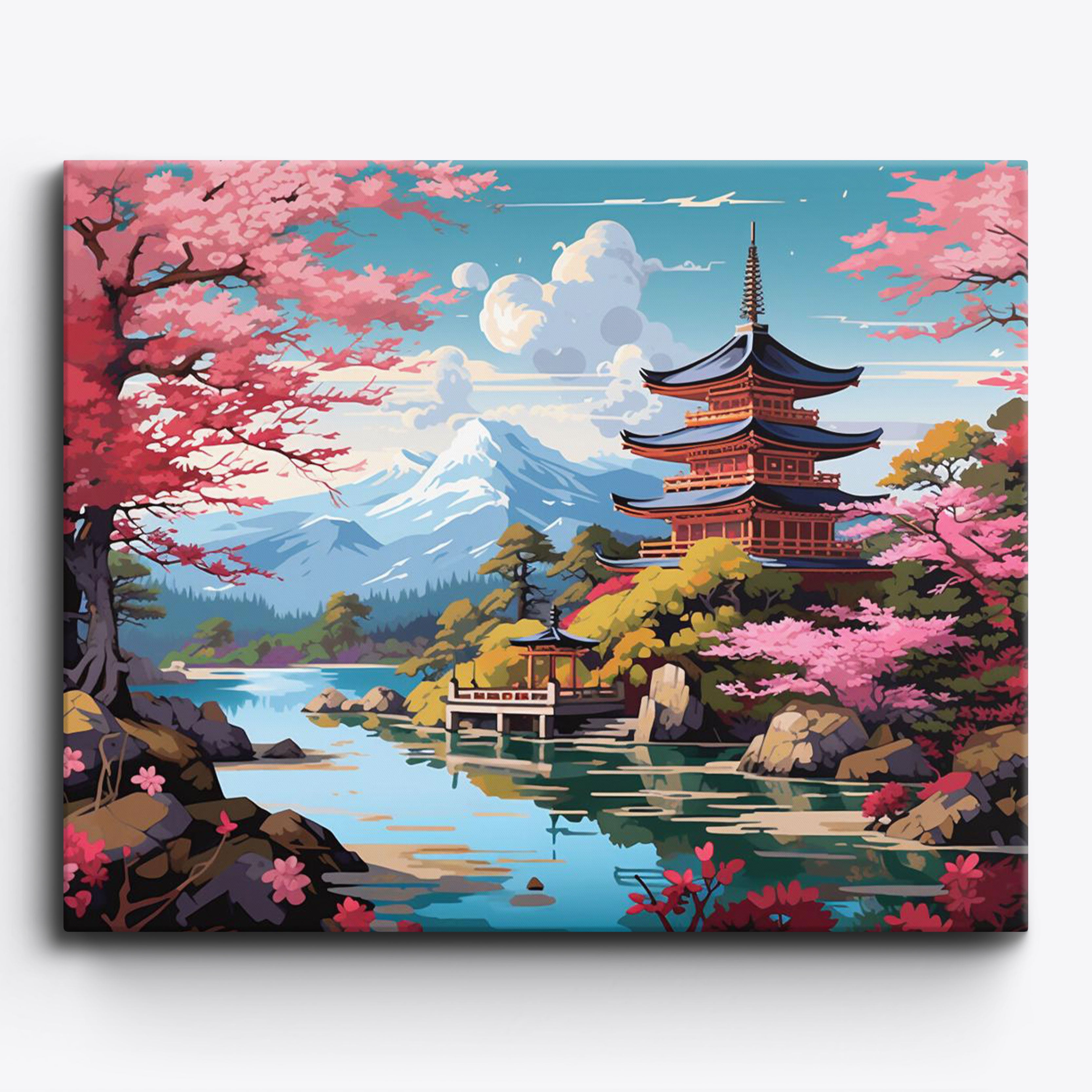 Mount Fuji, Paint by numbers kit
