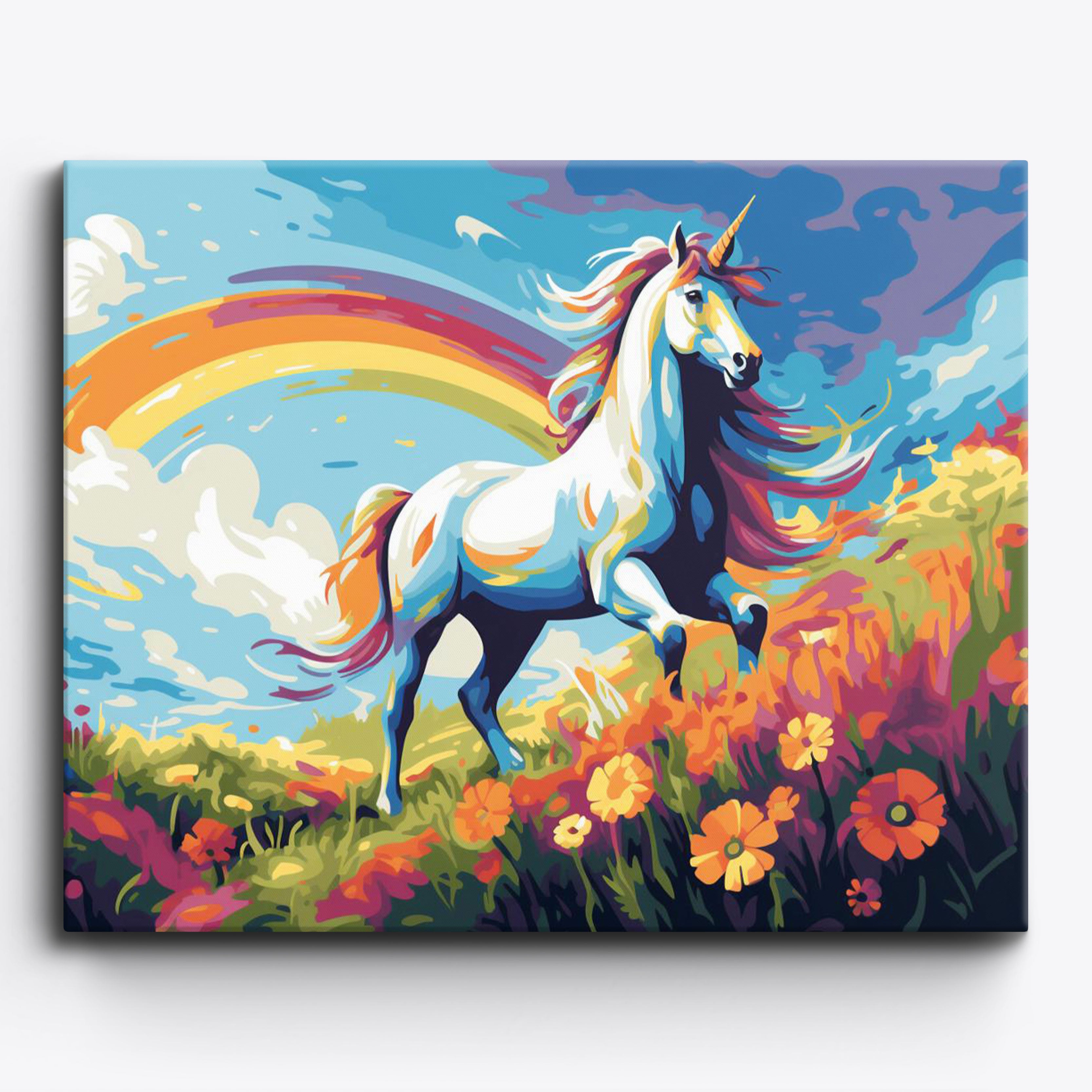 FolkArt • Paint set acrylic 6 colors Rainbow flower