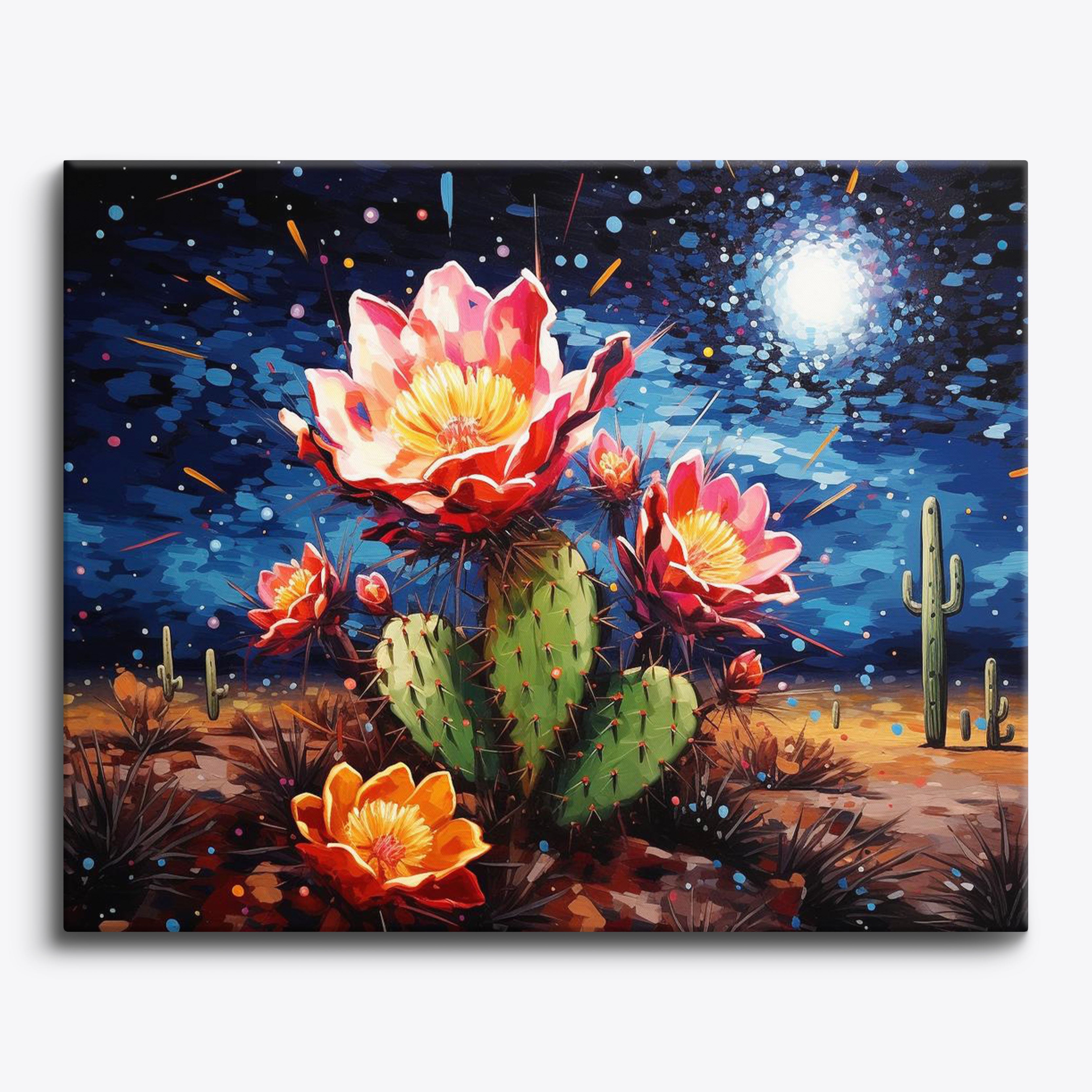 Starry Cactus No Frame