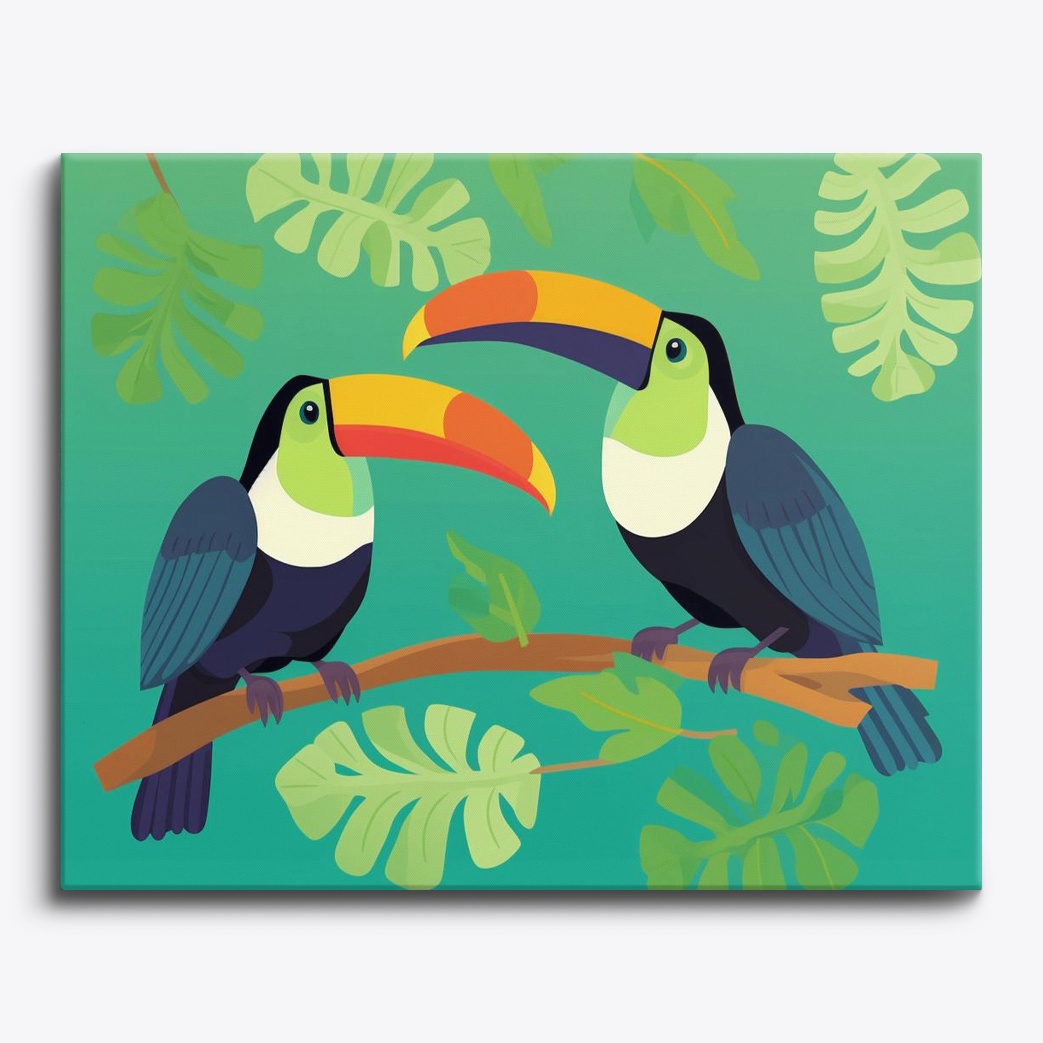 Tropical Toucans No Frame / 24 colors