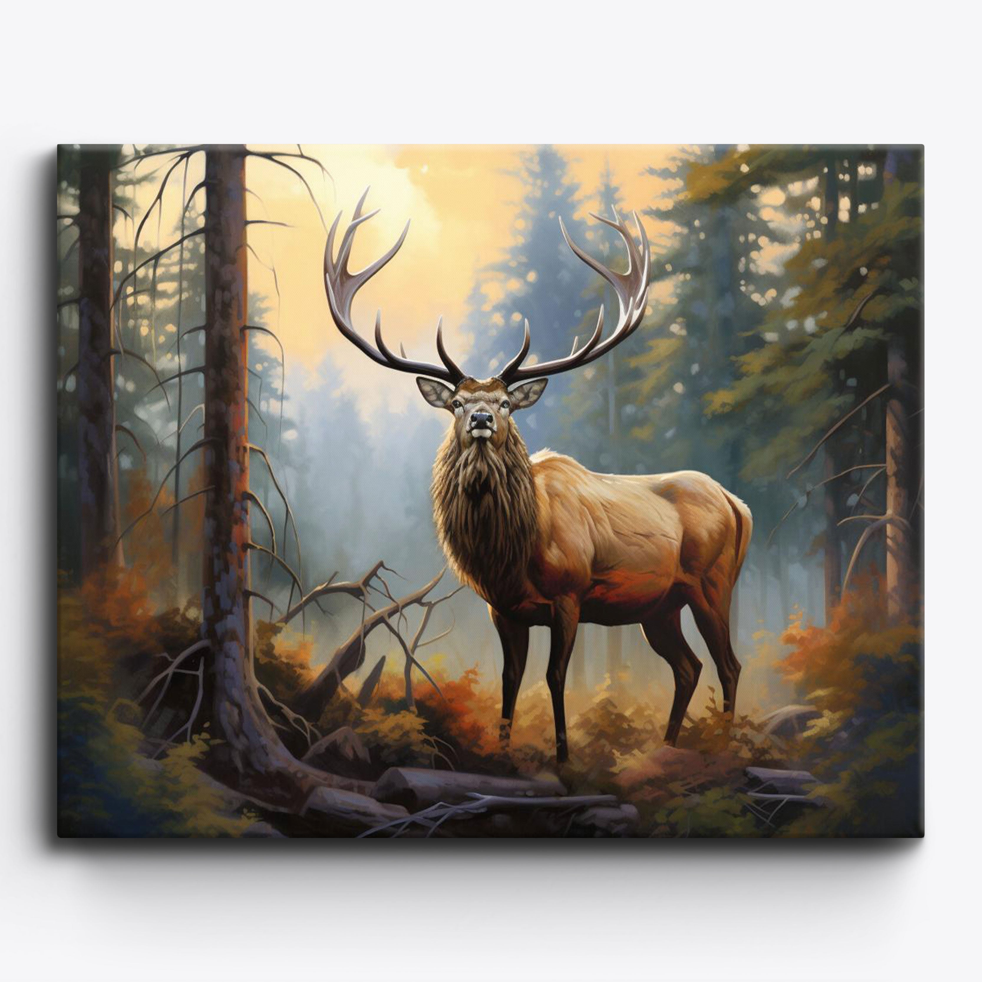 Watchful Elk No Frame