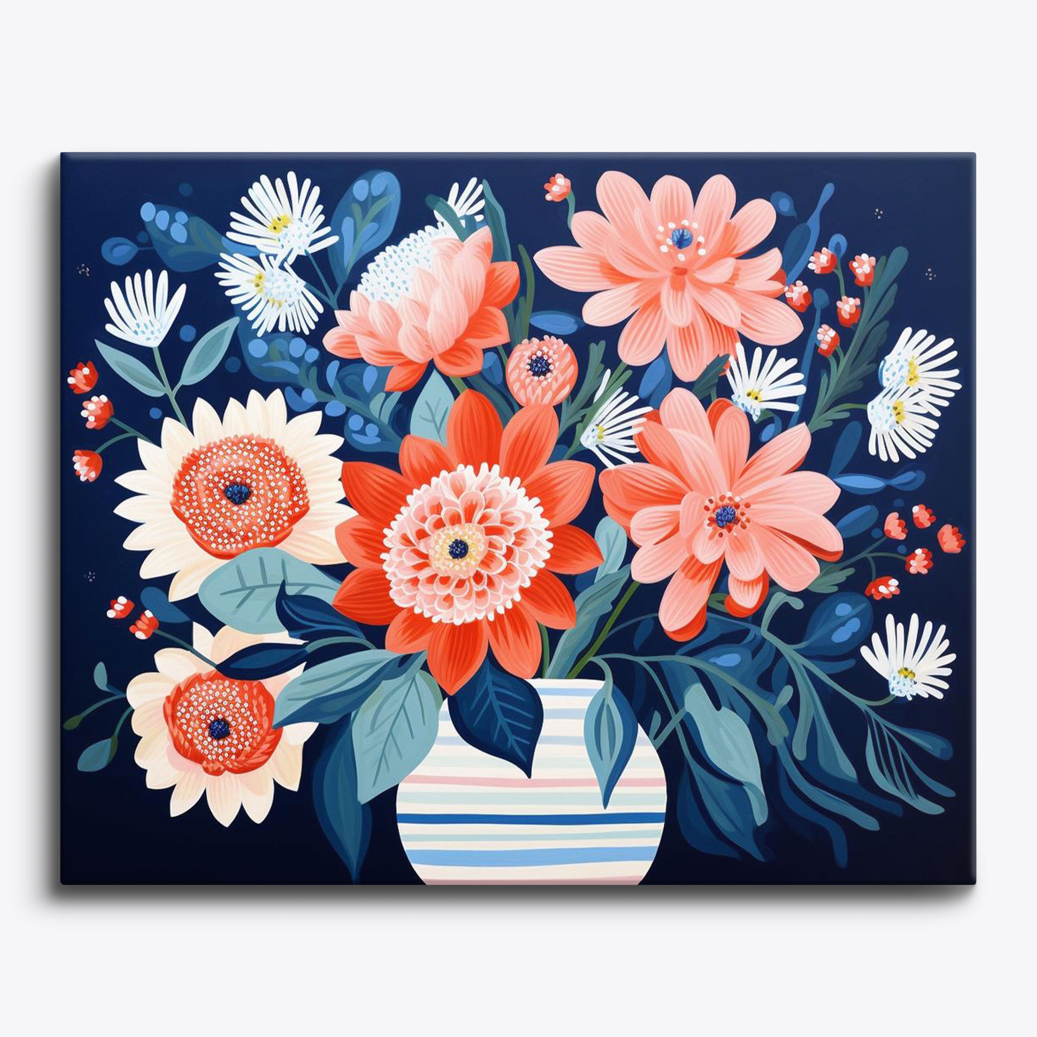 Whimsy Blooms No Frame / 24 colors