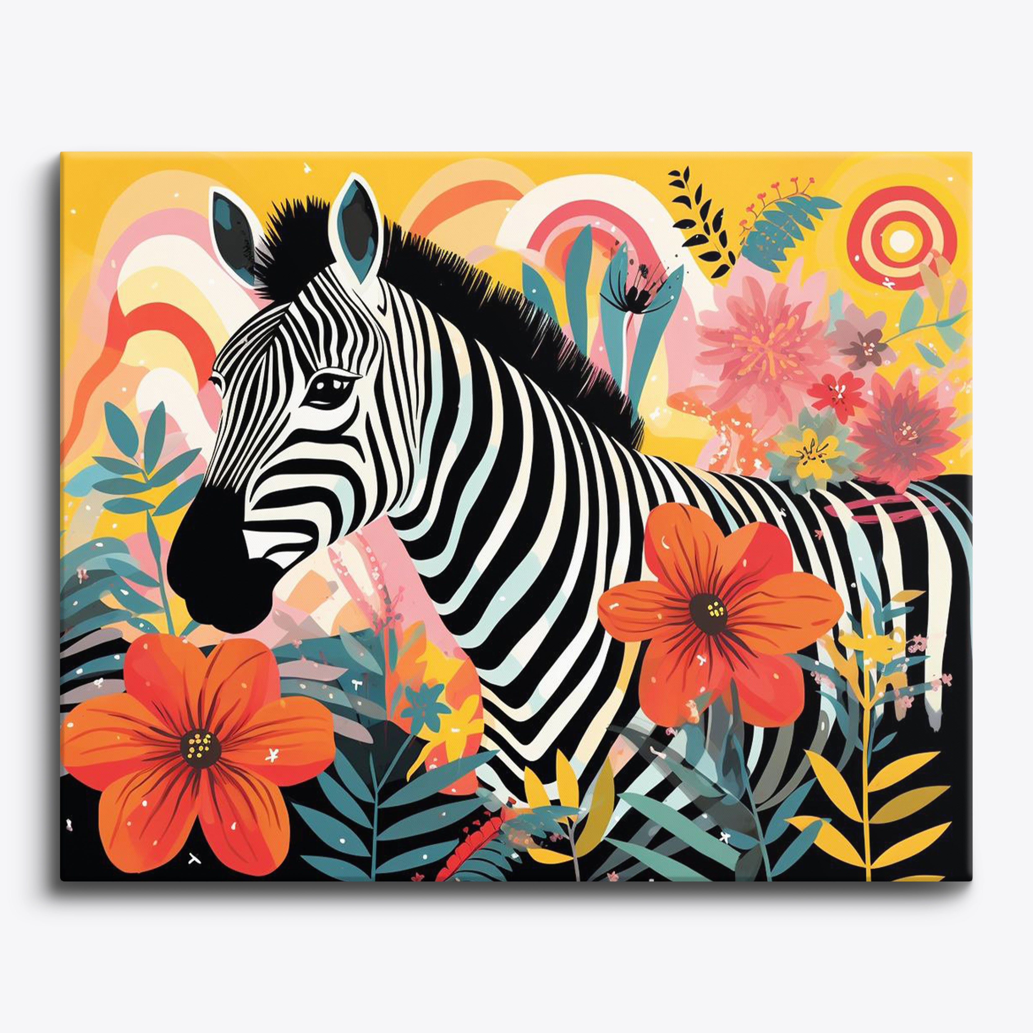Wild Zebra Tango No Frame / 24 colors