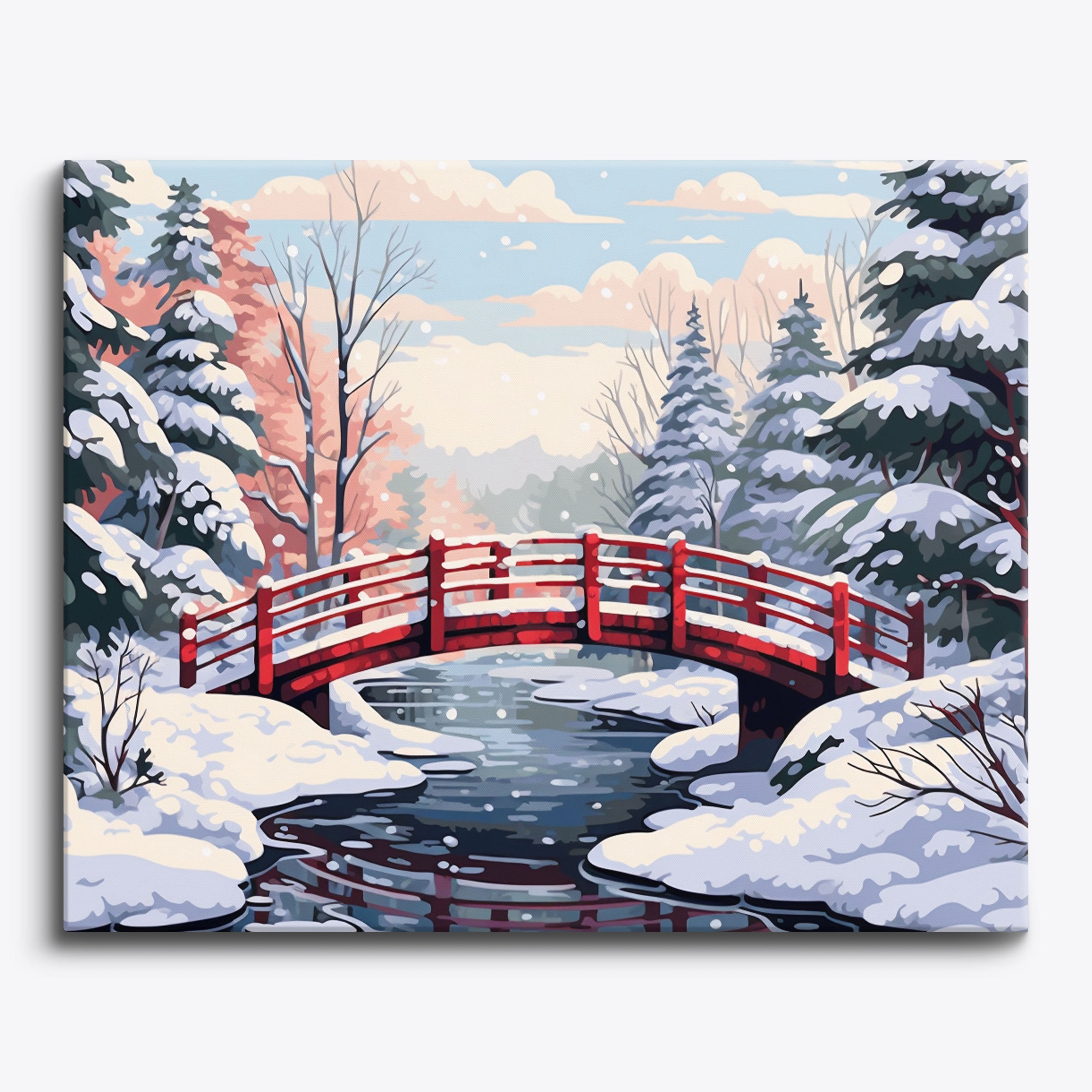 Winter Bridge No Frame / 24 colors