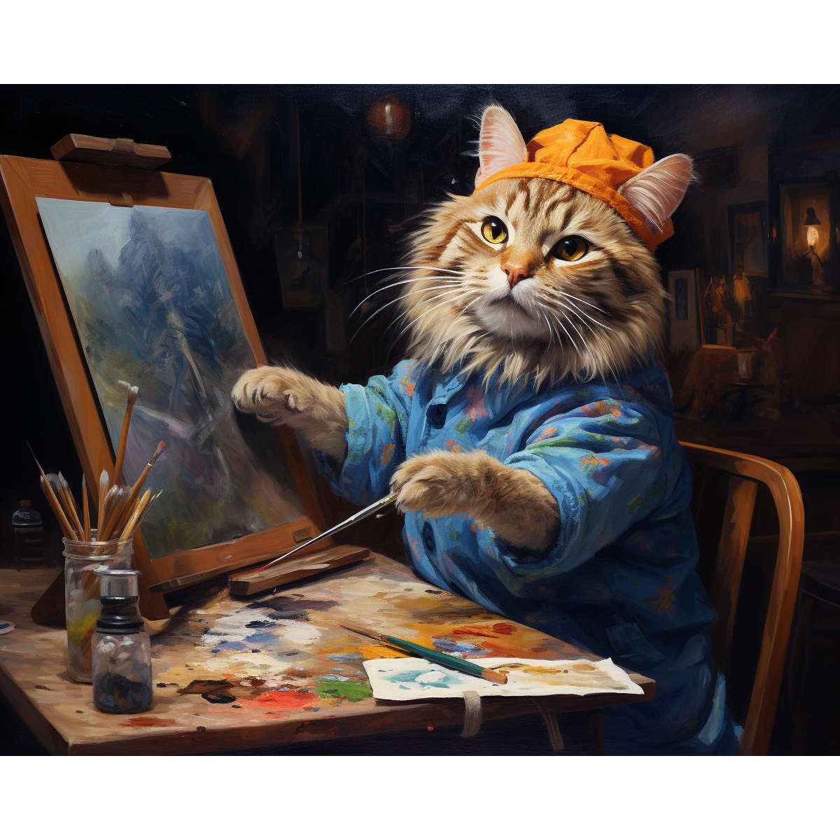 Feline Artist