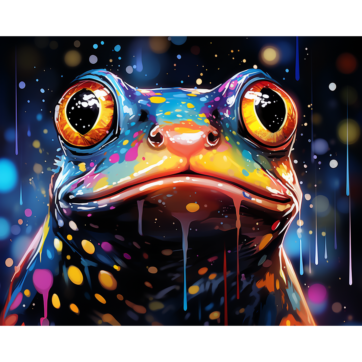 Froggy Artistic Splash