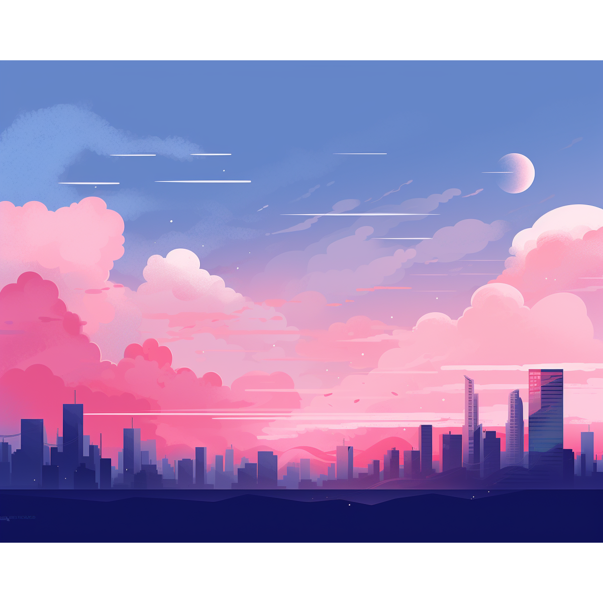 Pastel Skyline