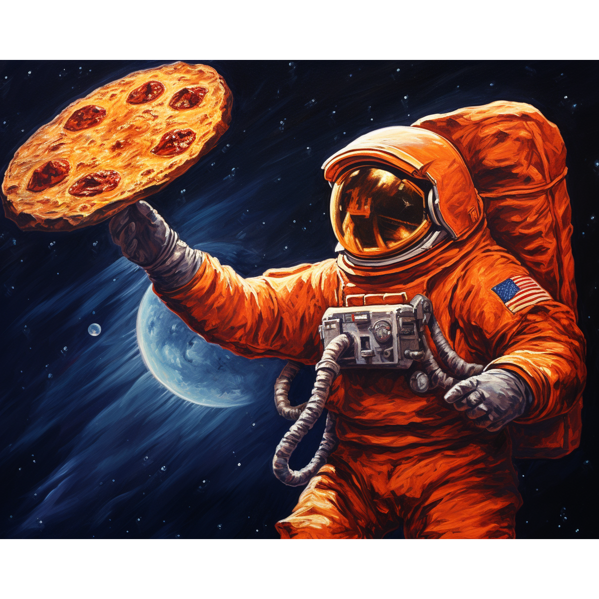Pizza Astronaut