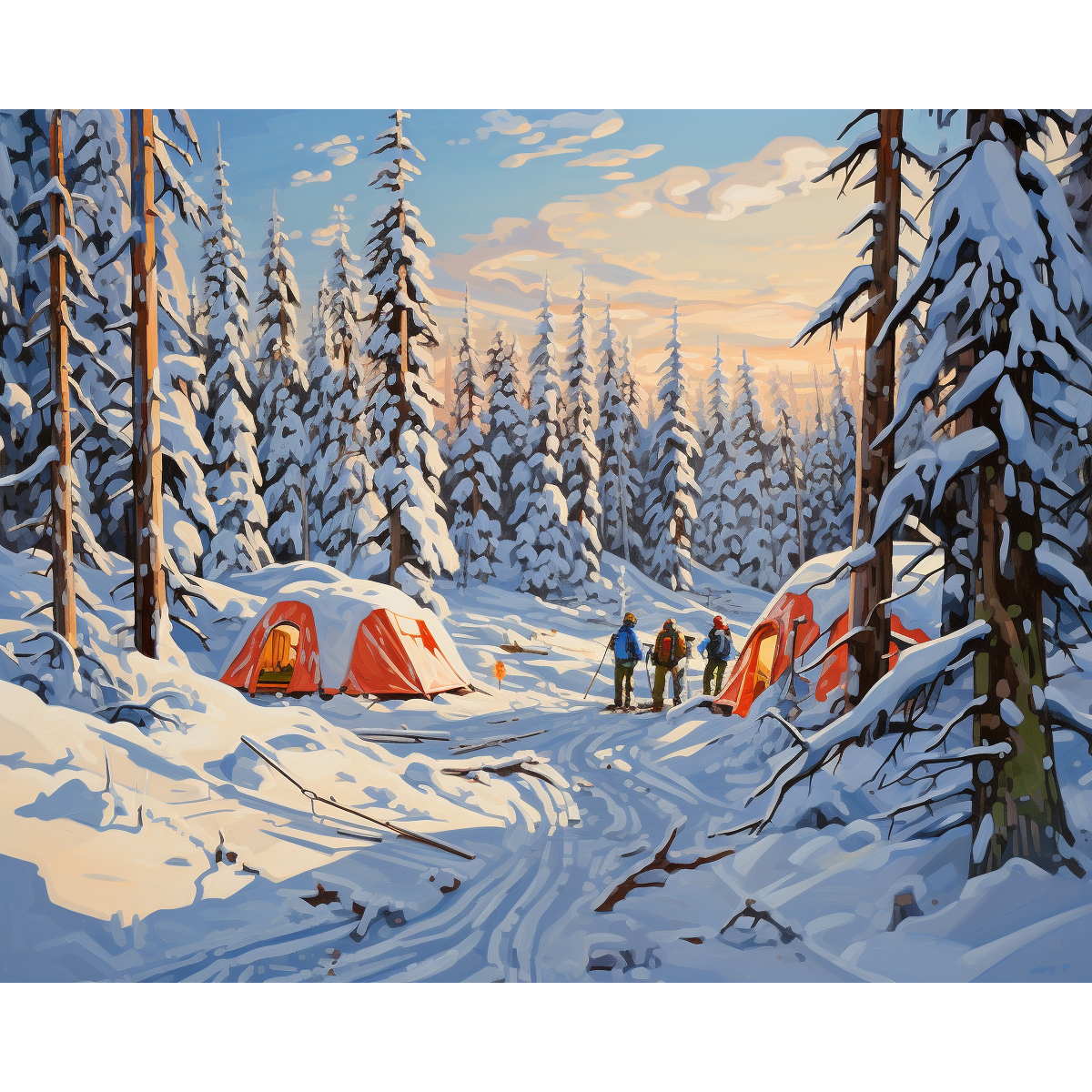 Snowfall Campsite