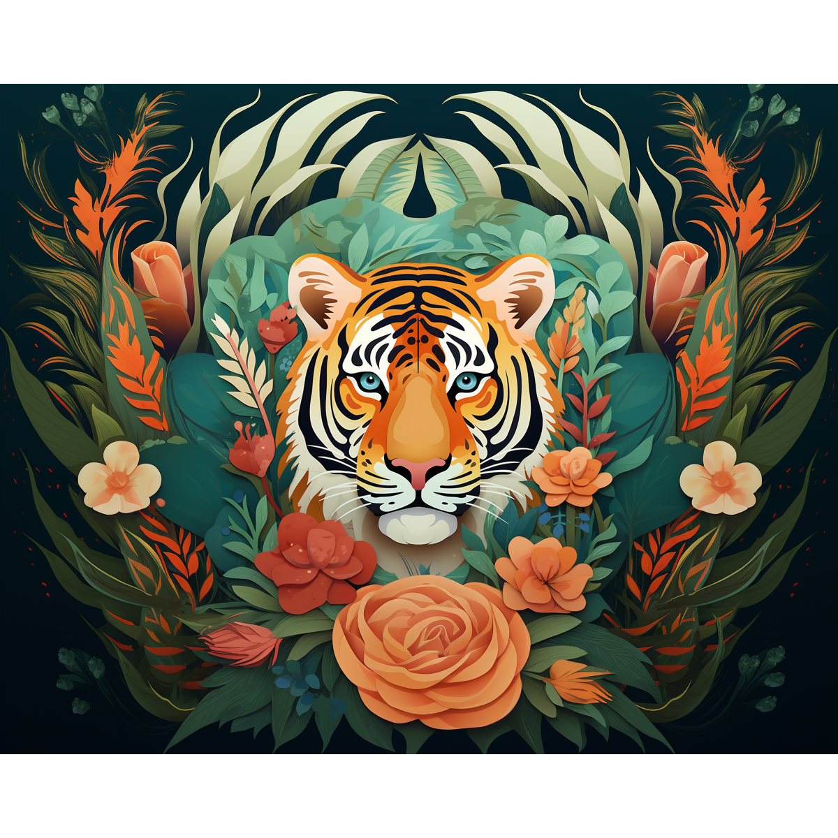 Tiger Mosaic